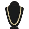 Thumbnail Image 4 of Hollow Curb Link Necklace 14K Yellow Gold 26" 10.5mm