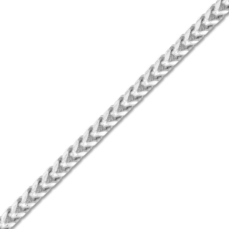 Main Image 2 of Round Solid Franco Chain Necklace 14K White Gold 22&quot; 2mm