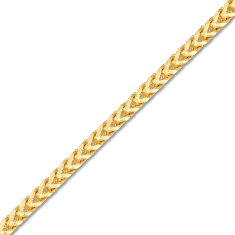 Round Solid Franco Chain Necklace 14K Yellow Gold 24