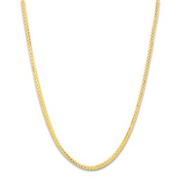 Round Solid Franco Chain Necklace 14K Yellow Gold 20&quot;