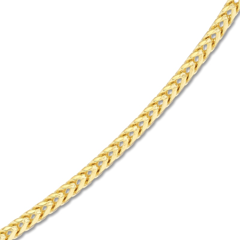Main Image 2 of Round Solid Franco Chain Necklace 14K Yellow Gold 24" 2.5mm