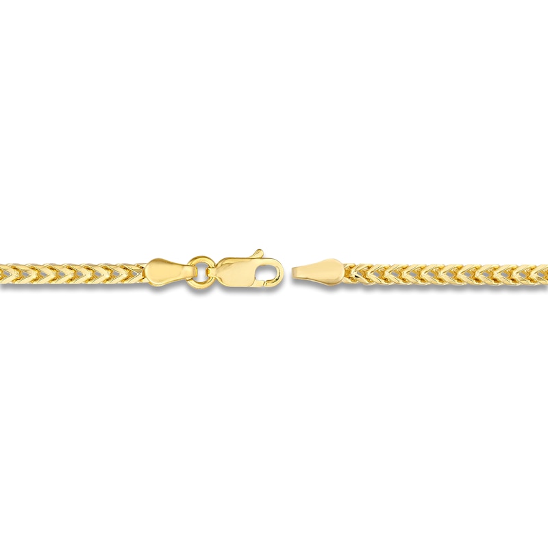 Main Image 3 of Round Solid Franco Chain Necklace 14K Yellow Gold 24" 2.5mm