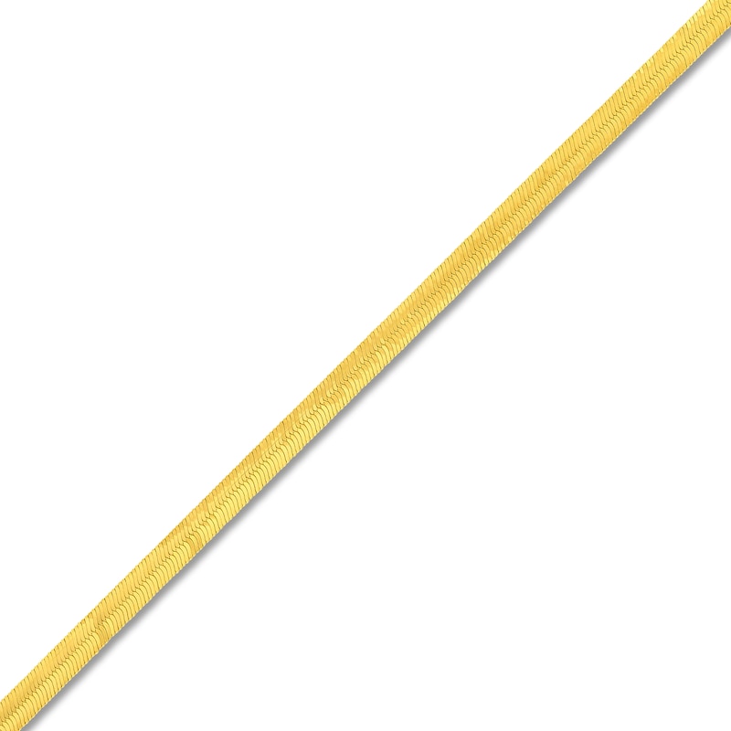 Main Image 2 of Solid Herringbone Chain Necklace 14K Yellow Gold 16" 2.7mm