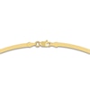 Thumbnail Image 3 of Solid Herringbone Chain Necklace 14K Yellow Gold 16" 2.7mm
