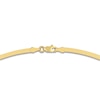 Thumbnail Image 2 of Solid Herringbone Chain Necklace 14K Yellow Gold 18" 2.7mm