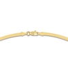 Thumbnail Image 3 of Solid Herringbone Chain Necklace 14K Yellow Gold 18" 2.7mm