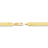 Thumbnail Image 3 of Solid Herringbone Chain Necklace 14K Yellow Gold 16" 5.1mm