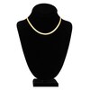 Thumbnail Image 4 of Solid Herringbone Chain Necklace 14K Yellow Gold 16" 5.1mm