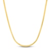 Thumbnail Image 0 of Solid Herringbone Chain Necklace 14K Yellow Gold 18" 5.1mm