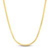 Thumbnail Image 1 of Solid Herringbone Chain Necklace 14K Yellow Gold 18" 5.1mm