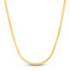 Thumbnail Image 0 of Solid Herringbone Chain Necklace 14K Yellow Gold 18" 5.1mm