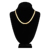 Thumbnail Image 4 of Solid Herringbone Chain Necklace 14K Yellow Gold 18" 5.1mm