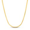 Thumbnail Image 1 of Solid Herringbone Chain Necklace 14K Yellow Gold 20" 5.1mm