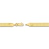 Thumbnail Image 3 of Solid Herringbone Chain Necklace 14K Yellow Gold 20" 5.1mm