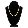 Thumbnail Image 3 of Solid Herringbone Chain Necklace 14K Yellow Gold 20" 5.1mm