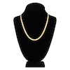 Thumbnail Image 4 of Solid Herringbone Chain Necklace 14K Yellow Gold 20" 5.1mm