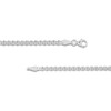 Thumbnail Image 3 of Flat Solid Mariner Chain Necklace 14K White Gold 16" 2.2mm