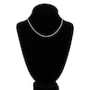 Thumbnail Image 4 of Flat Solid Mariner Chain Necklace 14K White Gold 16" 2.2mm