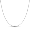 Thumbnail Image 1 of Flat Solid Mariner Chain Necklace 14K White Gold 18" 2.2mm