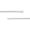 Thumbnail Image 3 of Flat Solid Mariner Chain Necklace 14K White Gold 18" 2.2mm