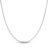 Thumbnail Image 1 of Flat Solid Mariner Chain Necklace 14K White Gold 20" 2.2mm