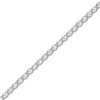 Thumbnail Image 2 of Flat Solid Mariner Chain Necklace 14K White Gold 20" 2.2mm