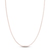 Thumbnail Image 1 of Flat Solid Mariner Chain Necklace 14K Rose Gold 16" 2.2mm