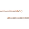 Thumbnail Image 3 of Flat Solid Mariner Chain Necklace 14K Rose Gold 16" 2.2mm