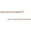 Thumbnail Image 3 of Flat Solid Mariner Chain Necklace 14K Rose Gold 20" 2.2mm
