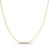 Thumbnail Image 1 of Flat Solid Mariner Chain Necklace 14K Yellow Gold 20" 2.2mm