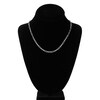 Thumbnail Image 4 of Solid Paperclip Chain Necklace 14K White Gold 18" 3.85mm