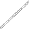 Thumbnail Image 2 of Solid Paperclip Chain Necklace 14K White Gold 20" 3.85mm