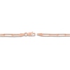 Thumbnail Image 3 of Solid Paperclip Chain Necklace 14K Rose Gold 16" 3.85mm