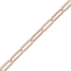 Thumbnail Image 2 of Solid Paperclip Chain Necklace 14K Rose Gold 18" 3.85mm