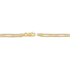 Thumbnail Image 3 of Solid Paperclip Chain Necklace 14K Yellow Gold 16" 3.85mm