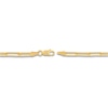 Thumbnail Image 3 of Solid Paperclip Chain Necklace 14K Yellow Gold 18" 3.85mm