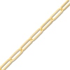Thumbnail Image 2 of Solid Paperclip Chain Necklace 14K Yellow Gold 24" 3.85mm