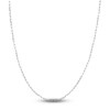 Thumbnail Image 1 of Solid Paperclip Chain Necklace 14K White Gold 22" 1.95mm