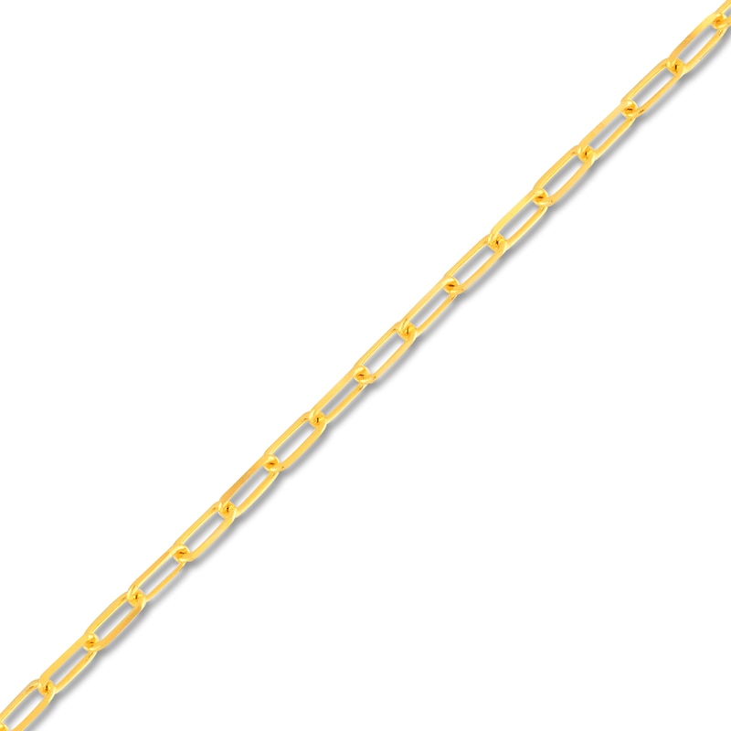 Main Image 2 of Solid Paperclip Chain Necklace 14K Yellow Gold 20" 1.95mm