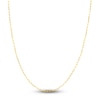 Thumbnail Image 1 of Solid Paperclip Chain Necklace 14K Yellow Gold 22" 1.95mm