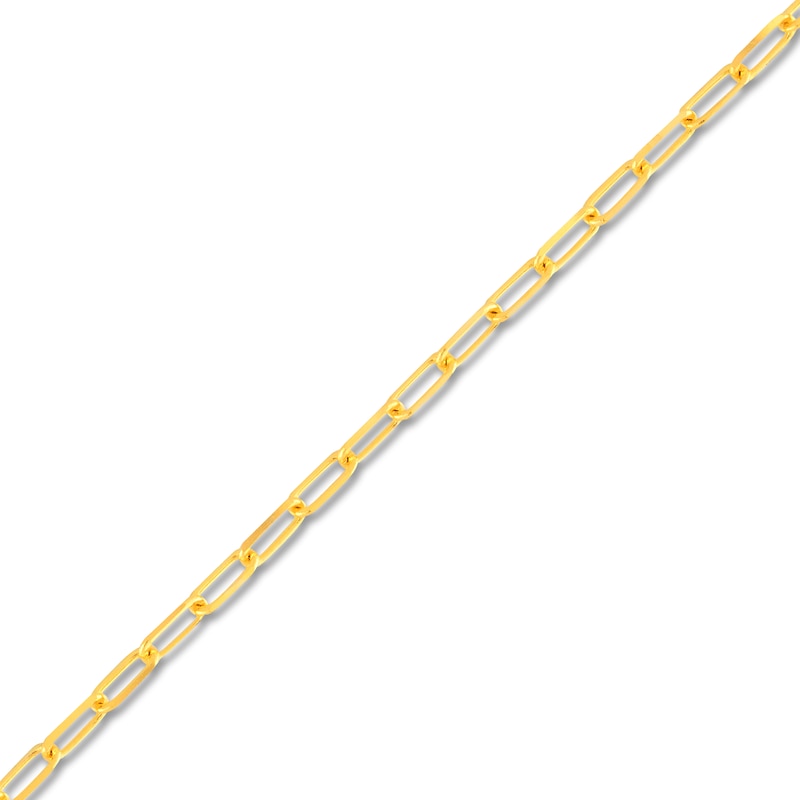 Main Image 2 of Solid Paperclip Chain Necklace 14K Yellow Gold 22" 1.95mm
