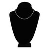 Thumbnail Image 4 of Hollow Rolo Chain Necklace 14K White Gold 16" 3.8mm