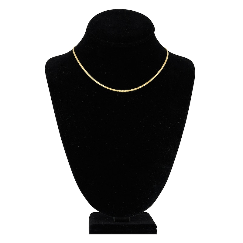 Main Image 4 of Solid Serpentine Chain Necklace 14K Yellow Gold 16" 2.07mm