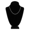 Thumbnail Image 4 of Solid Singapore Chain Necklace 14K White Gold 18&quot; 1.15mm