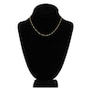 Thumbnail Image 4 of Solid Singapore Chain Necklace 14K Yellow Gold 16" 1.15mm