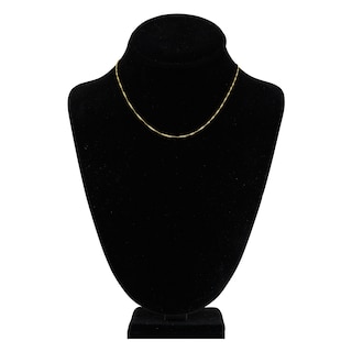 Solid Singapore Chain Necklace 14K Yellow Gold 16