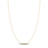 Thumbnail Image 1 of Round Solid Wheat Chain Necklace 14K Yellow Gold 24" 1.5mm