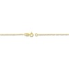 Thumbnail Image 2 of Solid Singapore Chain Necklace 14K Yellow Gold 20" 1.15mm