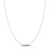 Thumbnail Image 1 of Solid Singapore Chain Necklace 14K White Gold 18" 1.4mm
