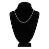Thumbnail Image 4 of Solid Singapore Chain Necklace 14K White Gold 18" 1.4mm